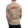 Alpha Industries Signature Puff Print BP T Vintage Sand tričko pánske Farba: hnedá, piesková, Veľkosť: XXL