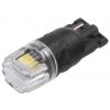 Autožiarovka LED T10 12V CARCLEVER 4LED 2835SMD biela 2ks