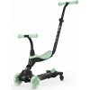 QPLAY Kolobežka/odrážadlo Sema Evo s LED svetlami Jade Green, 1-6 rokov, do 50kg