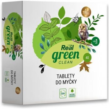 Real Green Clean tablety do myčky 40 ks