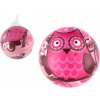 Teddies Lopta nafúknutá sova vinyl priemer 22cm v sieťke