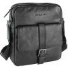 Taška Bugatti Citta crossbody leather L 4,90 L čierna
