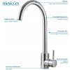 Kuchyňská baterie vysoká Thema Lux L-4087