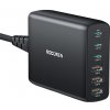Rocoren Sieťová nabíjačka GaN UGREEN CD224, 3x USB-C, 1x USB, Power Delivery 3.0, GaN, 65 W (čierna)