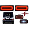 KITT LED Taillights Light Bar with Rear Bumper Fog Lamp suitable for Mercedes G-class W463 (1989-2015) Smoke
