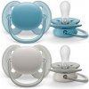 Avent Philips šidítko Ultrasoft Premium 2 ks sivá/modrá