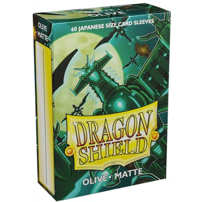 Arcane Tinmen Obaly Dragon Shield Japanese sleeves Matte Olive 60ks