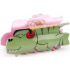 Štipec do vlasov zvieratká - 1 ks 6 zelená past.sv. krokodíl