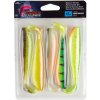FOX RAGE Zander Pro Shad Mixed Colour Lure Packs Variant: 5x Mixed Ultra UV Colours - 7.5cm
