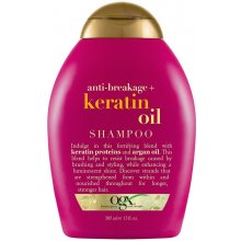 OGX Šampón s keratínovým olejom na prevenciu lámavosti vlasov 385 ml