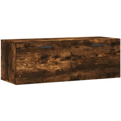 vidaXL Nástenná skrinka údený dub 100x36,5x35 cm odvodený výrobok z dreva