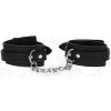 Kink - Snake Pattern Wrist Restraints Black Adjustable 20-28 Cm X 5.4 Cm