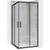 REA Sprchovací kút City 90x90 Black Bez sprchovej vaničky REA-K6446
