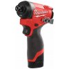 MILWAUKEE M12 FID2-202X aku rázový uťahovák 12V/2*2Ah, 1/4