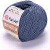 YarnArt - kvalitné a jemné YarnArt Baby Cotton Modrá jeans 453