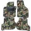 J&J AUTOMOTIVE Textilné autokoberce Army style pre Škoda Octavia II (2004-2013)