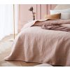 Prehozynapostel přehoz na postel púdrovo ružovej farby 170 x 210 cm