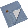 EKO Deka bambusová s kožušinovou podšívkou Jeans 100x80