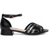 GOODIN Elegant black low-heeled sandals čierna 38 GOODIN 0000296850808
