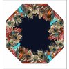 Doppler 12019-105-66 Elegance Boheme Peacock dámský luxusní deštník s potiskem pavích per