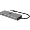 Dokovací stanice USB‑C 9 v 1, 2x HDMI, 4K@60 Hz, 3x USB, 100 W PD, LAN, čtečka karet (IB‑DK4012‑CPD)