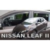 Deflektory na Nissan Leaf od 2017 (+zadné)
