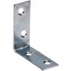 uholník 40x40x17mm, 1,5mm, galvanicky pozinkovaný, otvory priemer 4,5mm - v počte 4ks