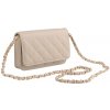 NovaKabelka.sk Milva Cappuccino kožená talianska crossbody kabelka béžová