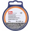 PRYM Špendlíky, 0,60 x 30 mm, strieborné farby, 25 g, krabička s pútkom