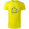 Tenisová loptička v triku - Tričko z organickej bavlny - 3XL ( Citrónová )