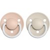 BIBS De Lux cumlíky zo silikónu 2ks - one size, Blush Nočný / Vanilla Nočný