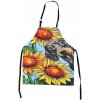 Zástera na varenie a pečenie s motívom jazvečíka a slnečníc