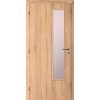 Solodoor Interiérové dvere L2 sklo, 60 L, 650 × 1 985 mm, fólia, ľavé, dub Mystic, presklené, 011040505100