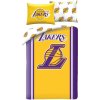 Halantex Obojstranné obliečky z mikrovlákna Los Angeles Lakers NBA zipsové zapínanie 70x90 140x200