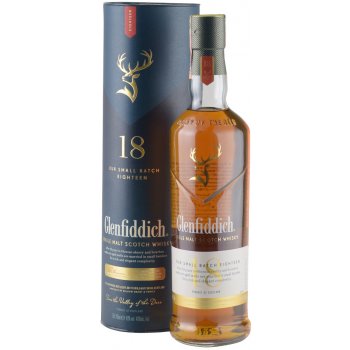 Glenfiddich Single Malt 18y 40% 0,7 l (tuba)