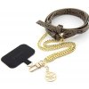 Snúrka na krk Guess Universal CBDY strap brown 4G Chain