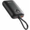 SWISSTEN POWER BANK VOLTBOX 35W 10000 mAh S INTEGROVANÝMI KABELY USB-C A LIGHTNING ČERNÁ (22013936)