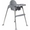 Detská vysoká stolička EcoToys HC-135 2 v 1, sivá