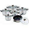 Súprava hrncov Kinghoff Jumbo nerezová oceľ 12 ks .
