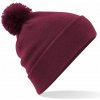 BEECHFIELD B 426 / Čiapka s brmbolcom - burgundy Univerzálna