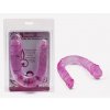 Double Flexible Dildo Purple