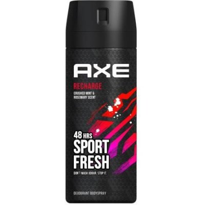Axe Recharge Arctic Mint & Cool Spices 150 ml Deospray bez obsahu hliníka pre mužov
