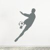 Nálepka na stenu v podobe futbalistu, S077 XXL