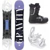Gravity Trinity 24/25 snowboard + Raven S230 White vázání + Raven Target obuv - 154 cm + vázání S/M (EU 37-42)