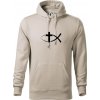 Ježíšova ryba - Mikina pánska Cape s kapucňou - 5XL ( Ľadovo sivá )