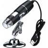 DIGITÁLNY MIKROSKOP USB 8 LED SMD SO ZVÄČŠENÍM 1000x LUPA ZOOM POHĽAD V PC