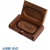 USB kľúč Drevený Akcent orech 16 GB USB 3.0 hnedý