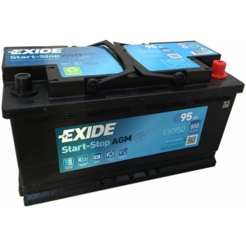 Exide Micro-hybrid AGM 12V 95Ah 850A EK950