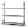 Regál so širokými policami z ocele, základné pole, 3 úrovne, police š 2000mm, 2070x435x2000 mm