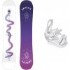 Gravity Sirene White 24/25 dámský snowboard + Raven S230 White vázání - 151 cm + vázání S/M (EU 37-42)